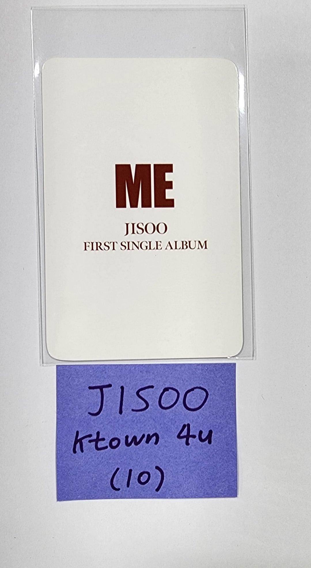 JISOO (Of Black Pink) "ME" - Ktown4U Pre-Order Benefit Photocard
