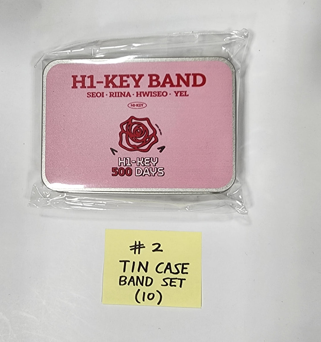 H1-Key "500 Days" - Pop-Up Store Official MD [Tin Case & Band Set, Benque Doll Keyring, Postcard Book, Binder Book] - HALLYUSUPERSTORE