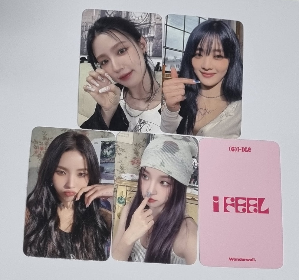 (g) I-DLE "I Feel" - Wonder Wall Fansign Event Photocard