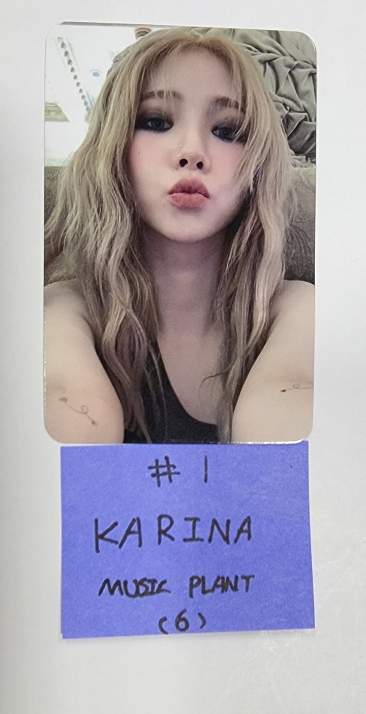 Aespa "MY WORLD" Music Plant PreOrder Benefit Photocard