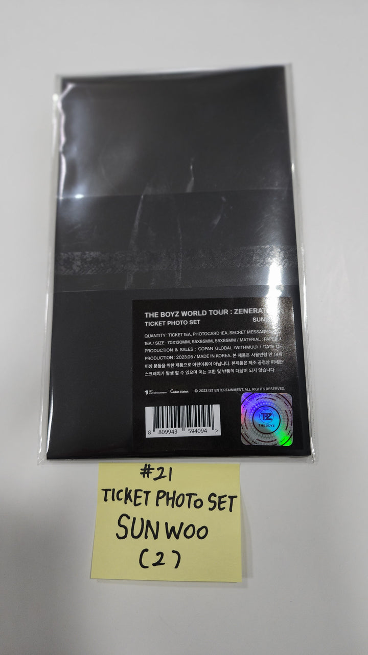The Boyz "World Tour : Zeneration" - 2023 Concert Official MD [Lanyard Set, Wappen, Keyring, Ticket Photo set]