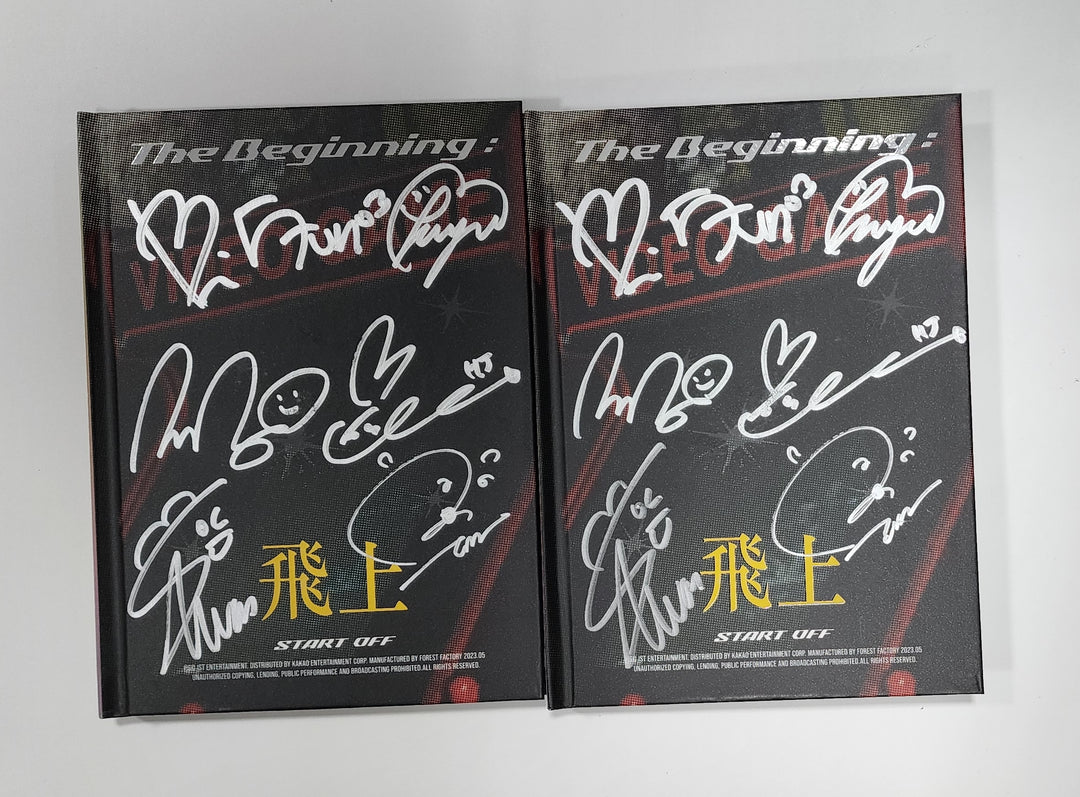 ATBO "The Beginning : 飛上" - Hand Autographed(Signed) Promo Album