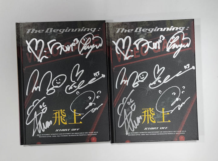 ATBO "The Beginning : 飛上" - Hand Autographed(Signed) Promo Album