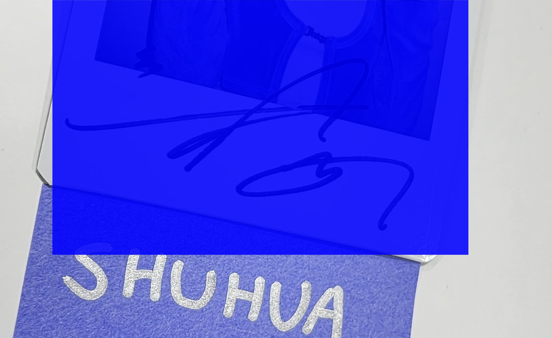 SHUHUA (Of (g) I-DLE) "I Feel" - Hand Autographed(Signed) Polaroid