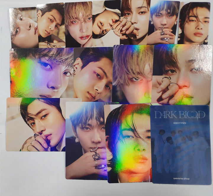 Enhypen "DARK BLOOD" - Weverse Shop Pre-Order Benefit Hologram Photocard, Stand Photo [Restocked 5/26]