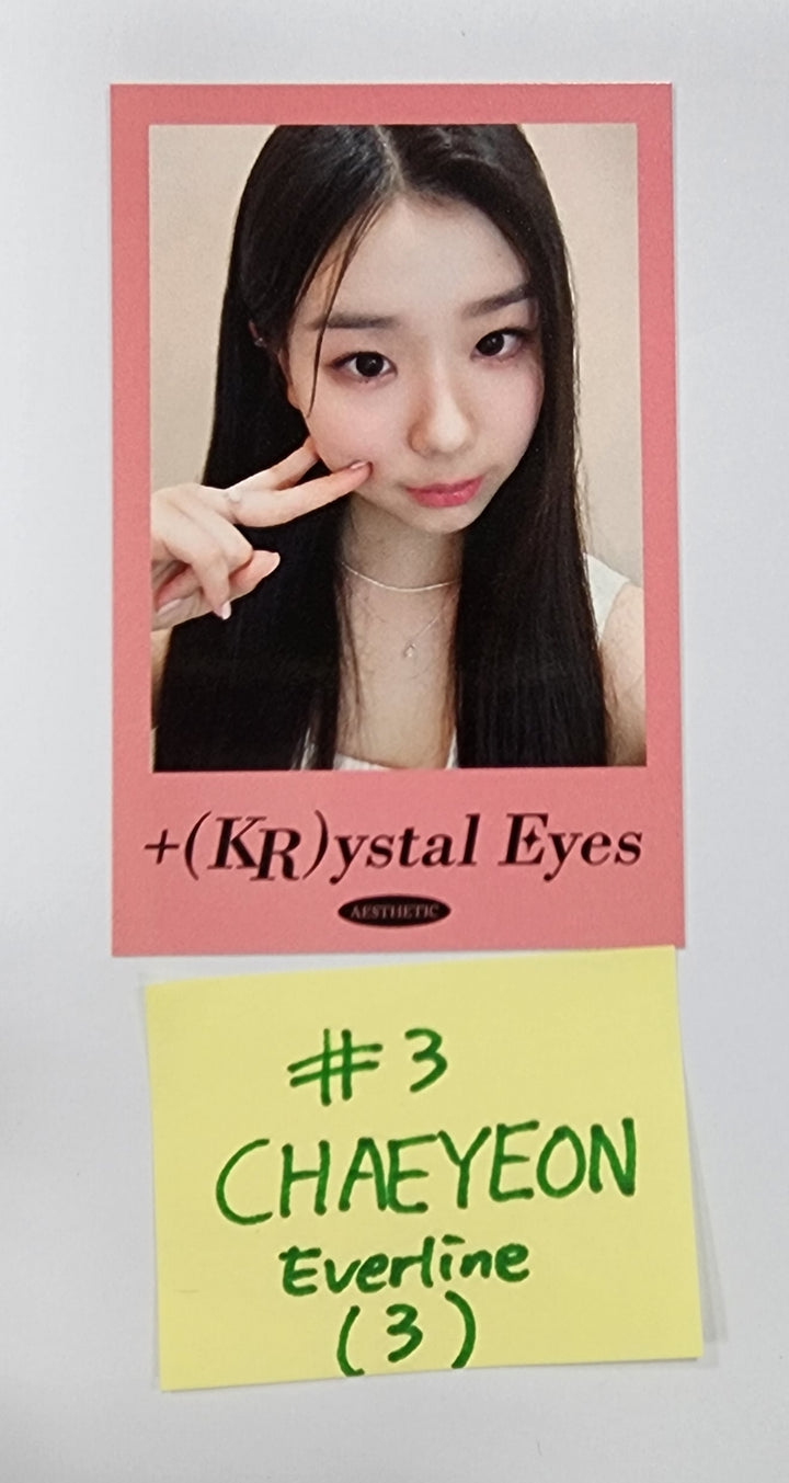 +(KR)ystal Eyes "AESTHETIC" - Everline Fansign Event Polaroid Type Photocard, 2 Cut Photo