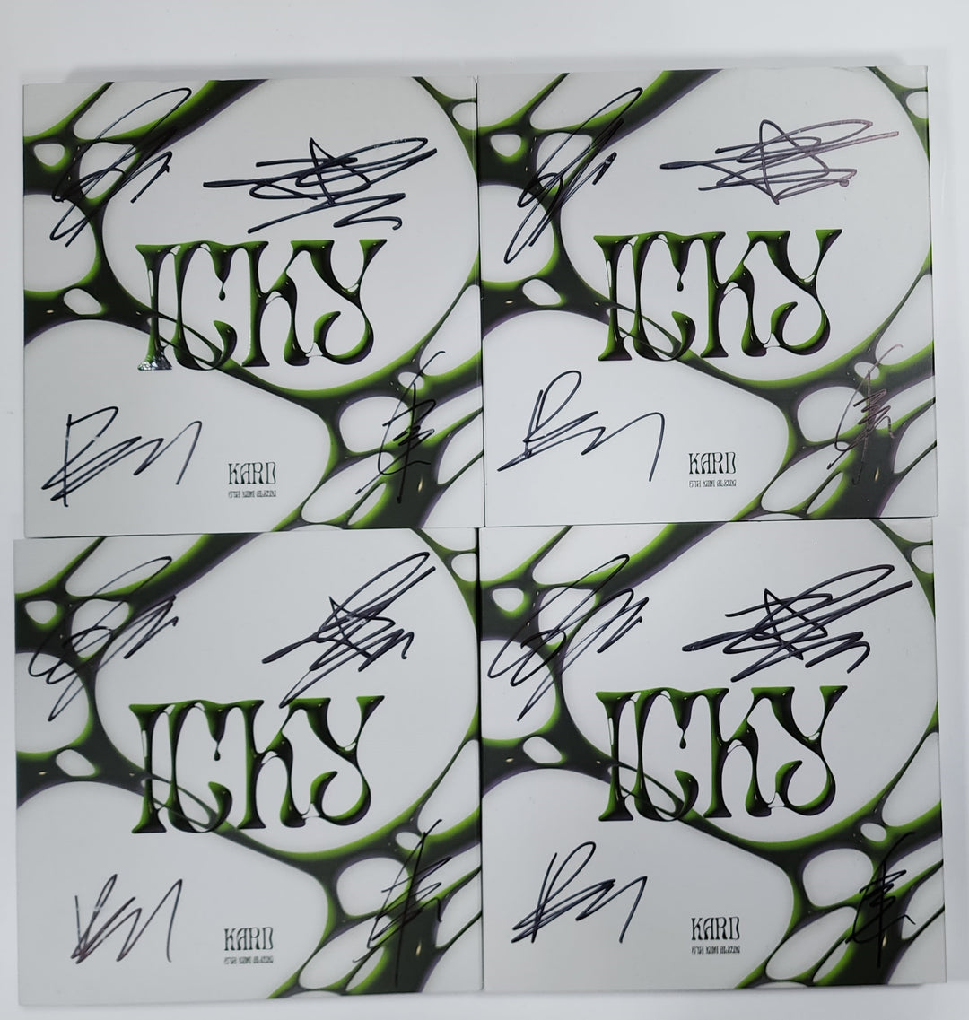 KARD "ICKY" - Hand Autographed(Signed) Promo Album