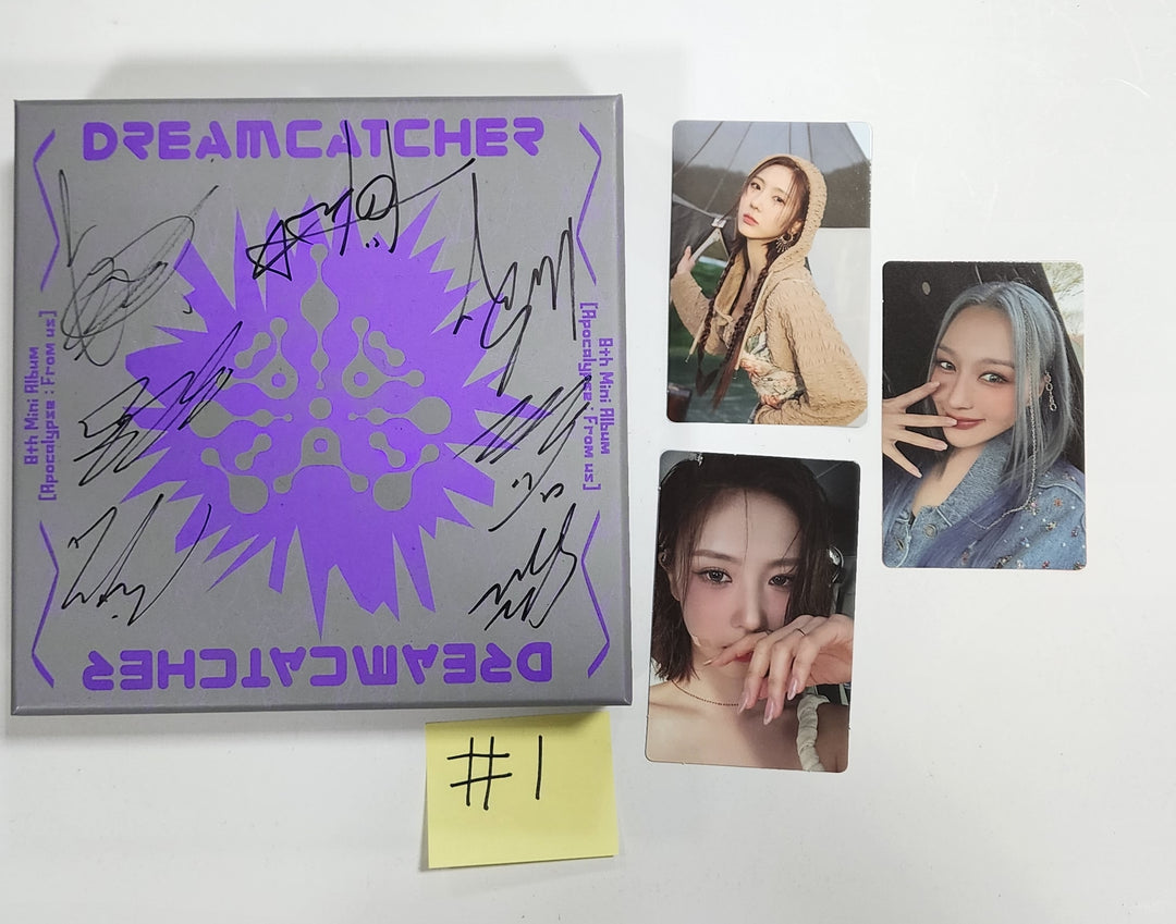 Dreamcatcher "Apocalypse : From us" - Hand Autographed(Signed) Promo Album [Limited ver, Normal ver]