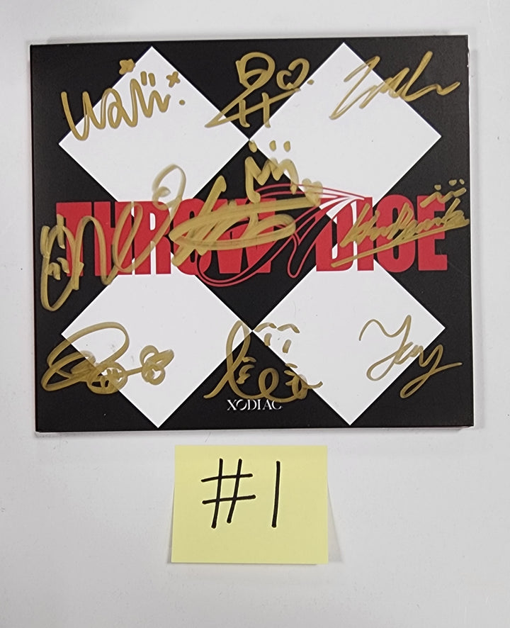 XODIAC "THROW A DICE" - Hand Autographed(Signed) Promo Album [Digipack Ver.]