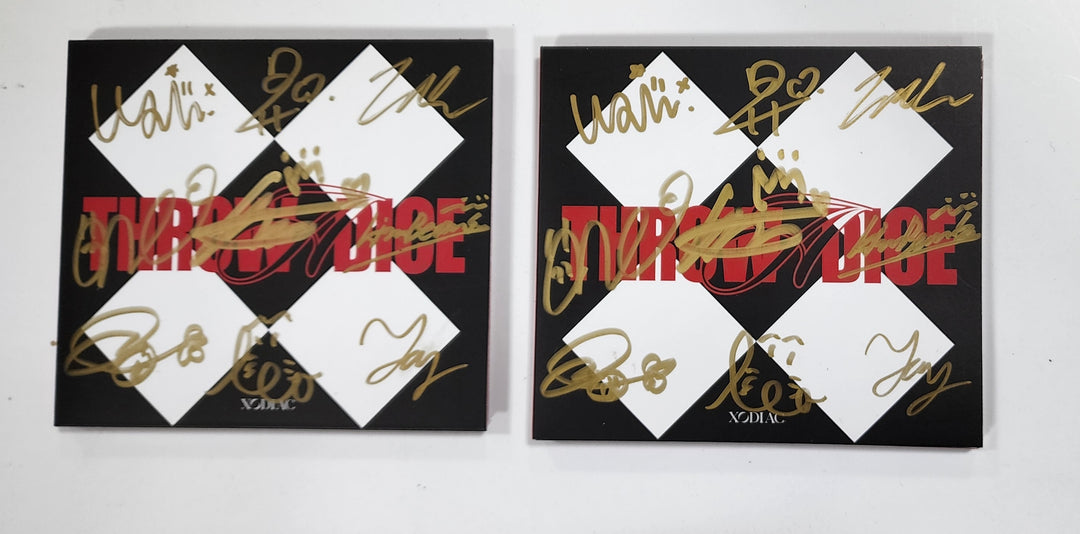 XODIAC "THROW A DICE" - Hand Autographed(Signed) Promo Album [Digipack Ver.]