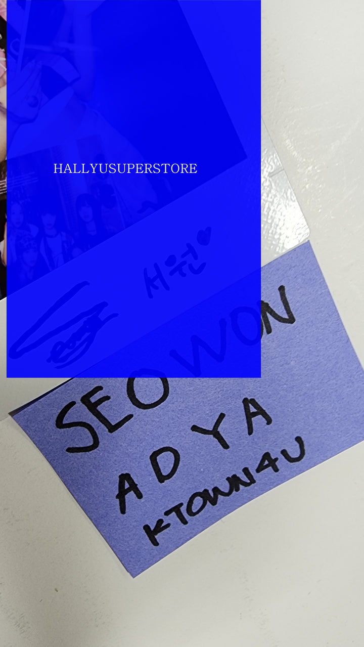 SEOWON (Of ADYA) "ADYA" - Hand Autographed(Signed) Polaroid