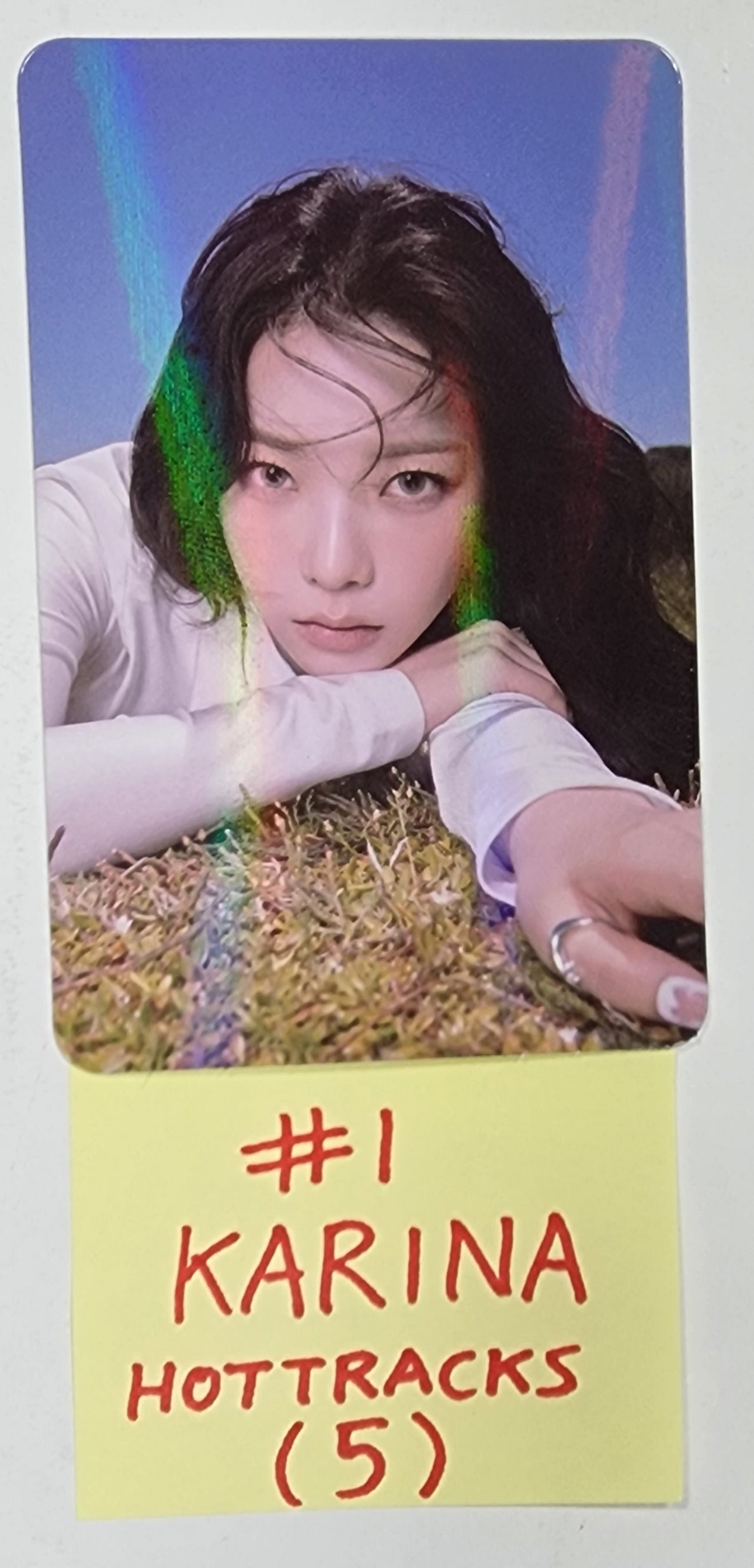 aespa カリナ hottracks 中国限定特典 トレカ aespa 中華特典 whiplash