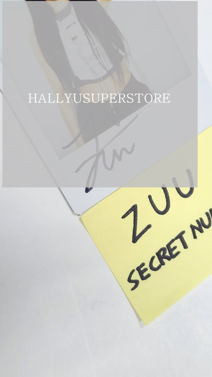 ZUU (Of Secret Number) "DOXA" - Hand Autographed(Signed) Polaroid