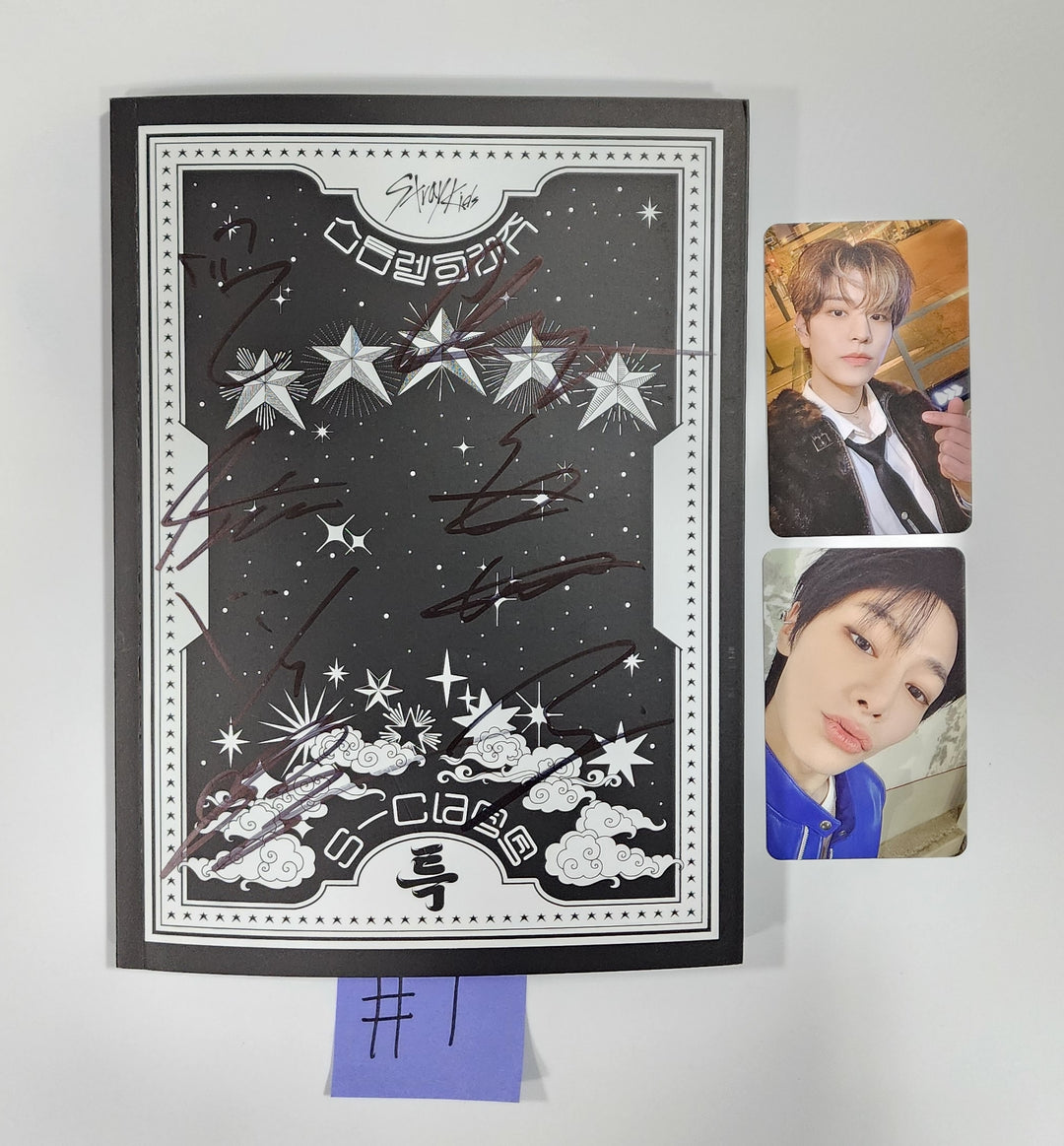 Stray Kids "★★★★★ 5-STAR" - Hand Autographed(Signed) Promo Album
