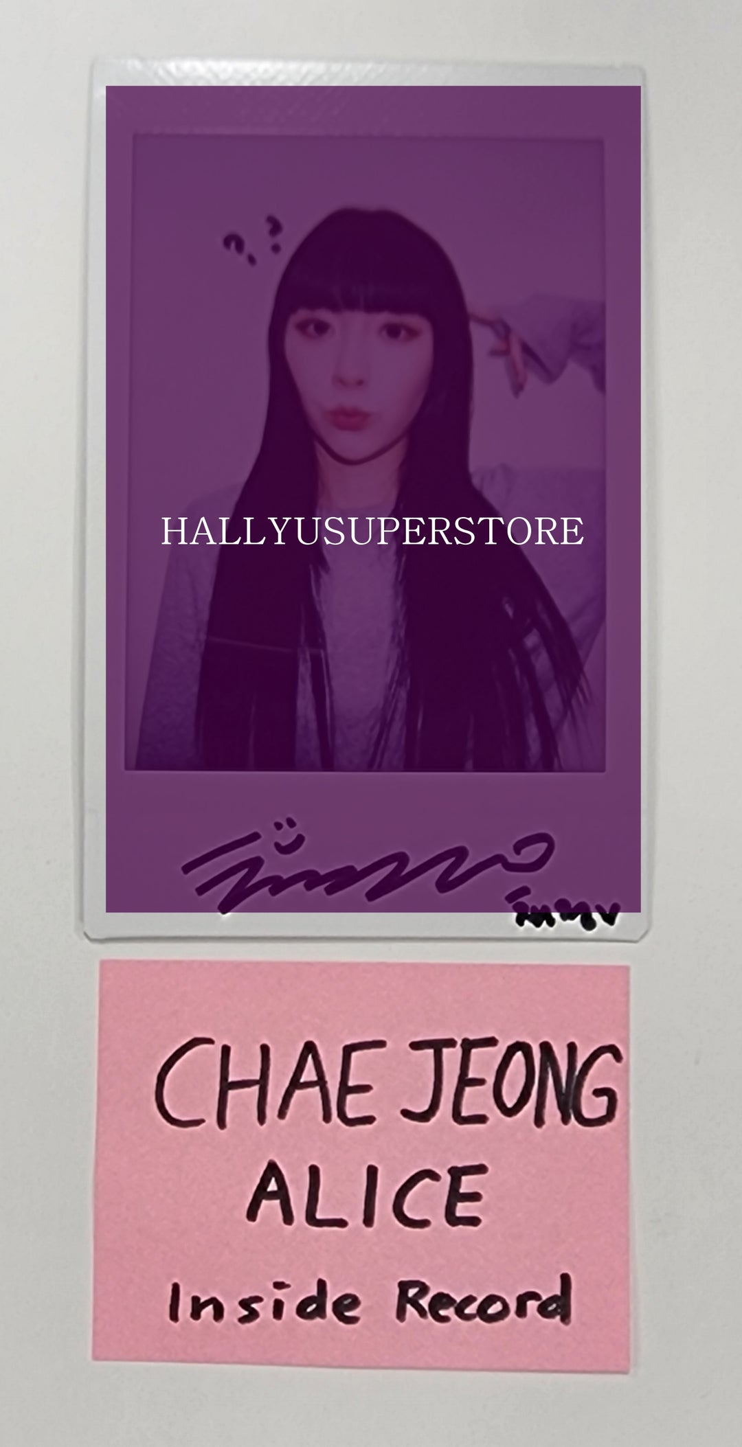 Chae Jeong (Of Alice) "SHOW DOWN" - Hand Autographed(Signed) Polaroid