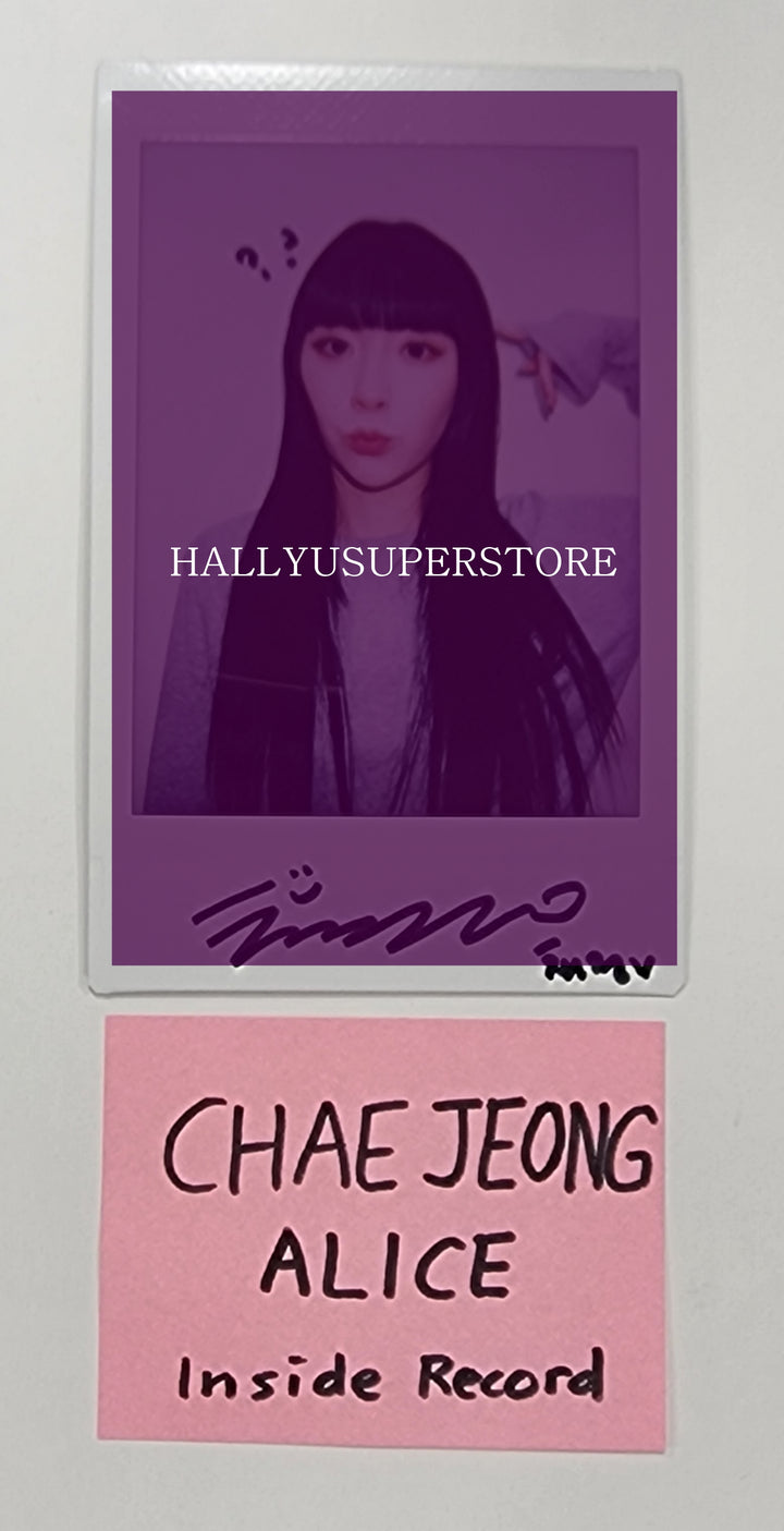 Chae Jeong (Of Alice) "SHOW DOWN" - Hand Autographed(Signed) Polaroid