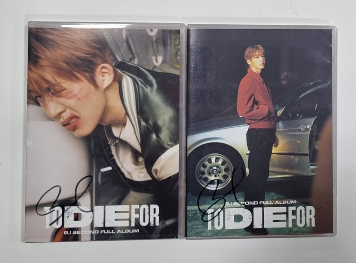 B.I "TO DIE FOR" - Hand Autographed(Signed) Promo Album