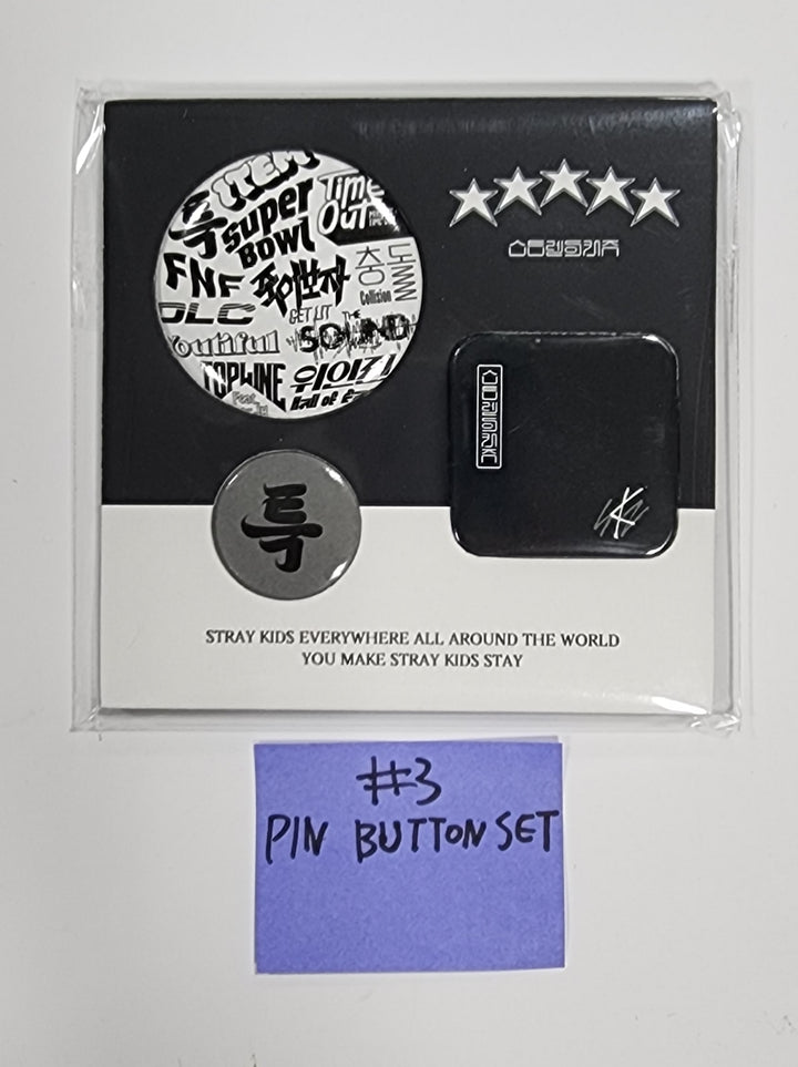 Stray Kids "★★★★★ (5-STAR)" - POP-UP store Official MD [Lucky Card, Sticker Set, Pinbutton Set, Magnet Set, Acrylic Holder, Keyring, Photocard Holder]