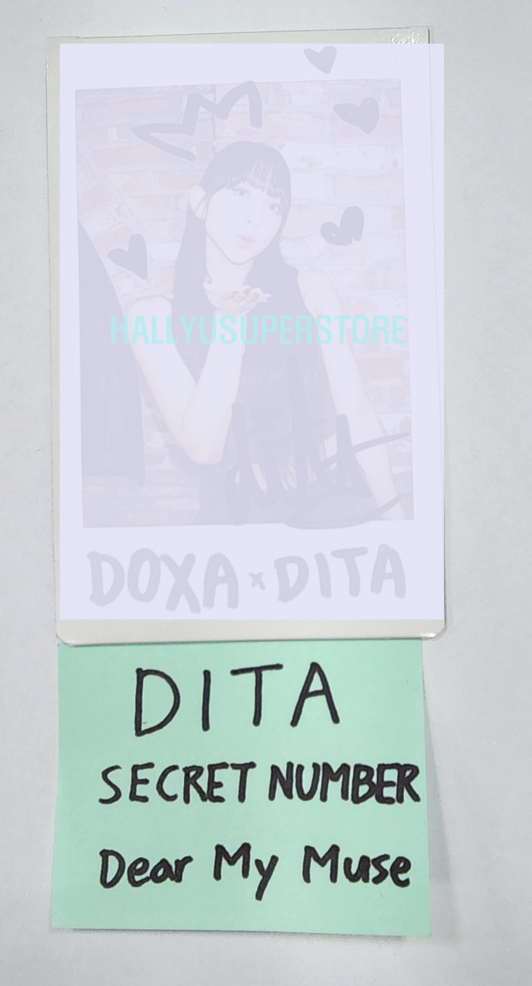 DITA (Of Secret Number) "DOXA" - Hand Autographed(Signed) Polaroid