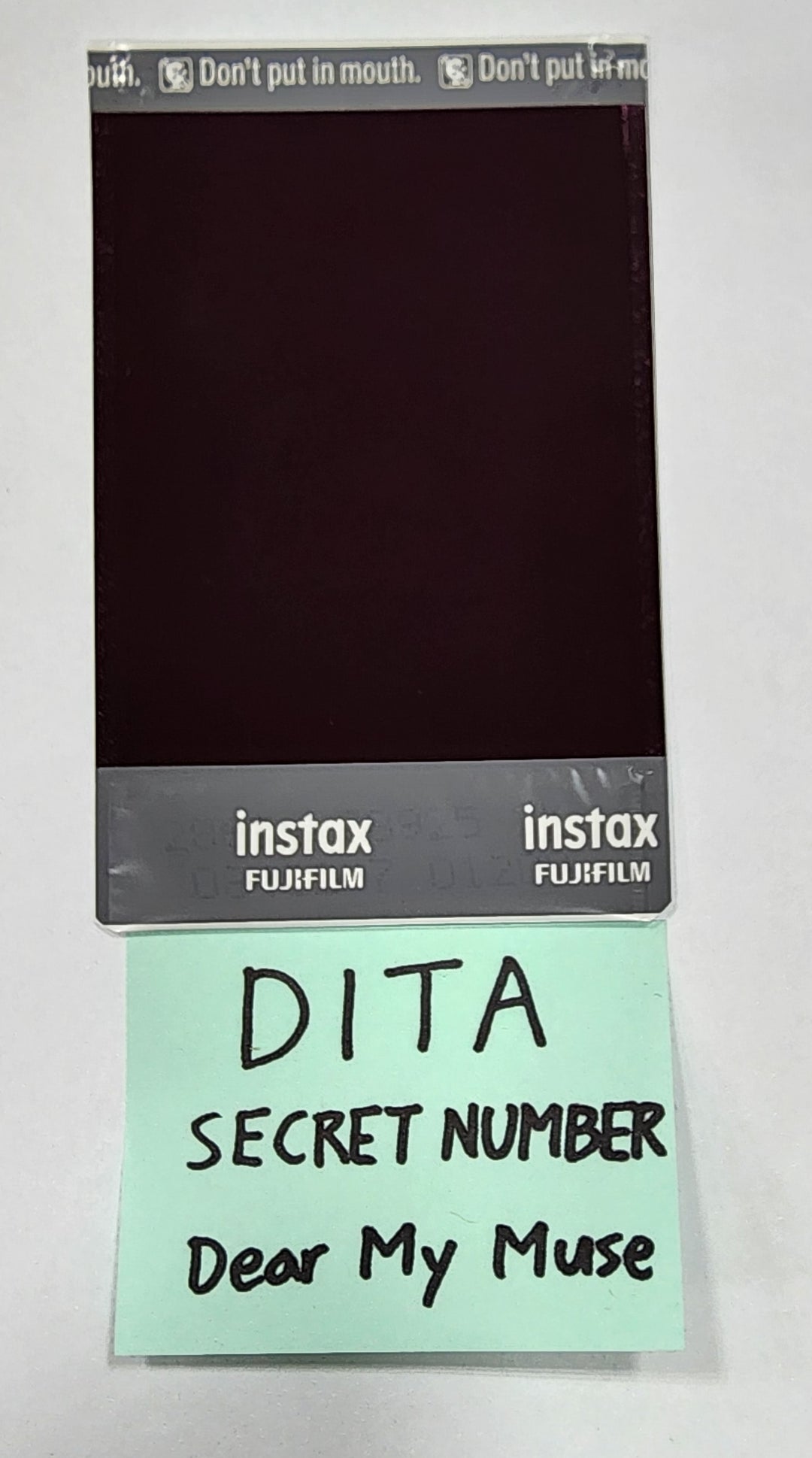 DITA (Of Secret Number) "DOXA" - Hand Autographed(Signed) Polaroid
