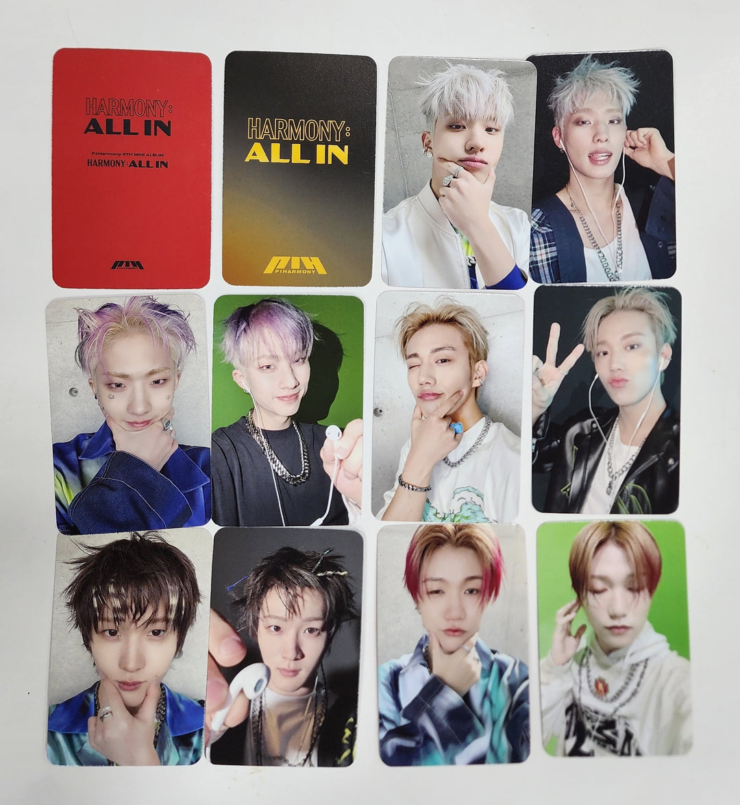 P1Harmony 'HARMONY : ALL IN' - Soundwave Lucky Draw Event Photocard