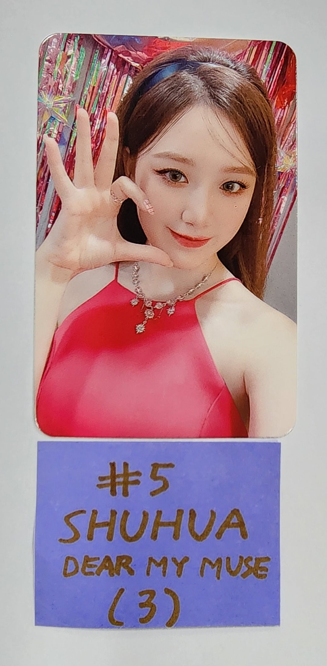 (g) I-DLE "I Feel" - Dear My Muse Fansign Event Photocard