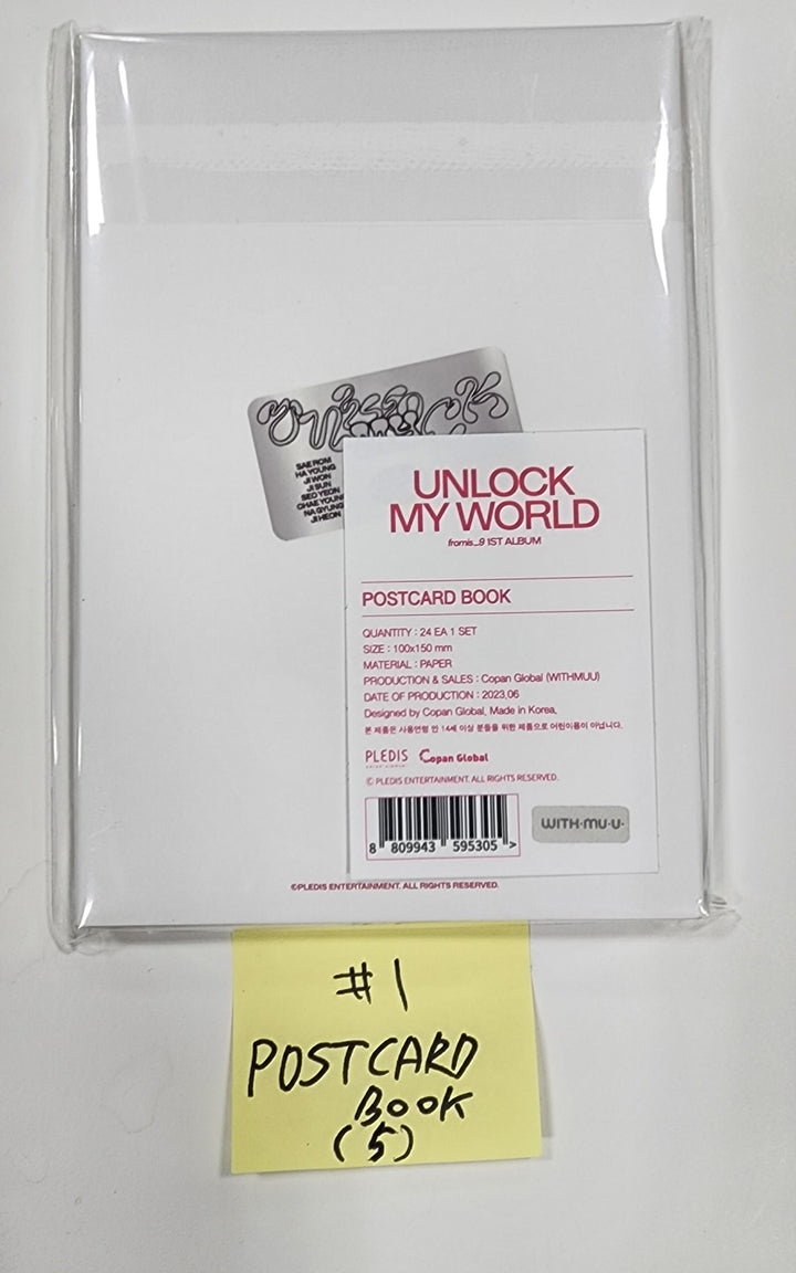 Fromis_9 "Unlock My World" - Withmuu Official MD [Postcard Book, Tincase & Selfie Photocard]