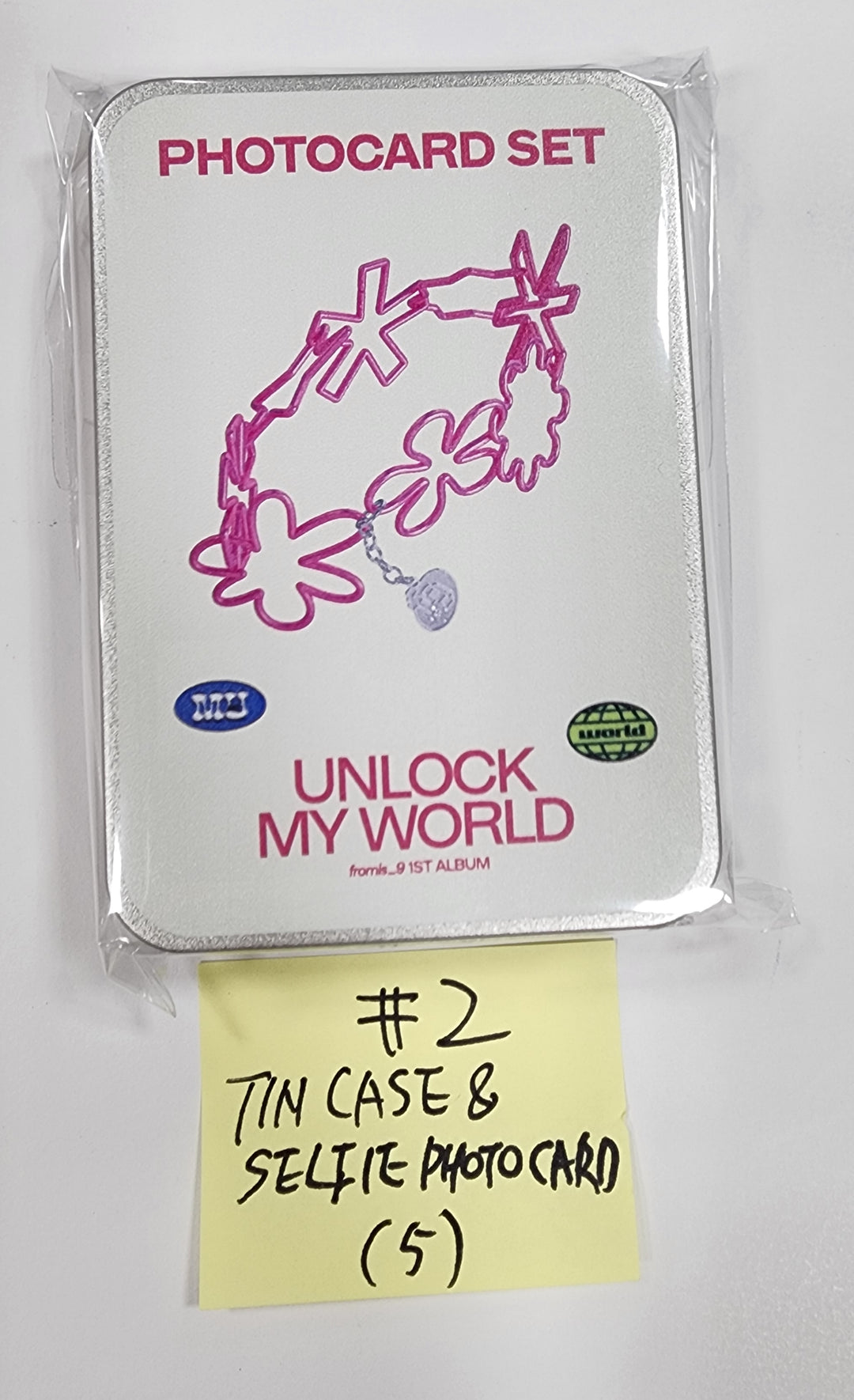Fromis_9 "Unlock My World" - Withmuu Official MD [Postcard Book, Tincase & Selfie Photocard]