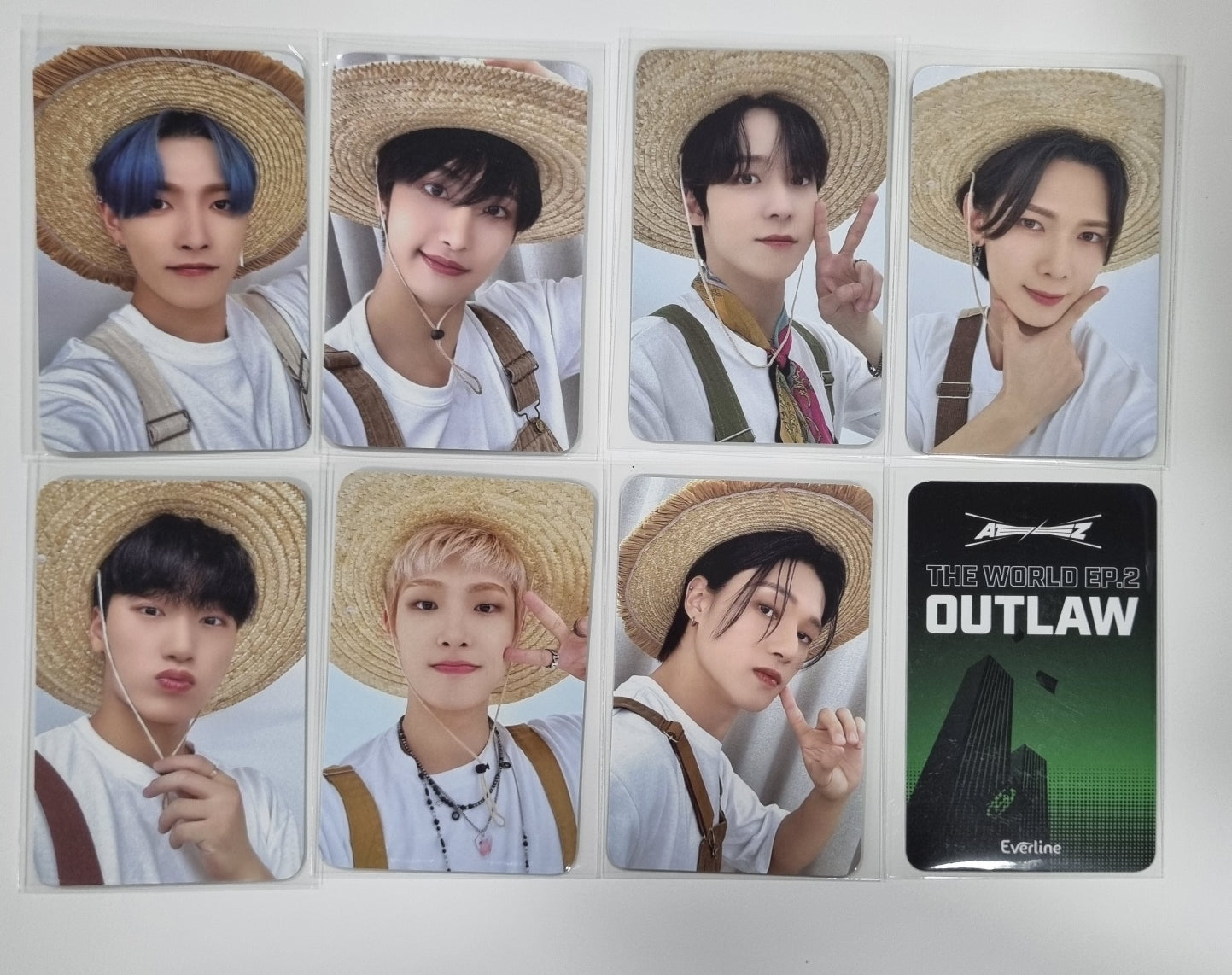 おしゃれ ATEEZ OUTLAW ポップアップ スクラッチイベント トレカ