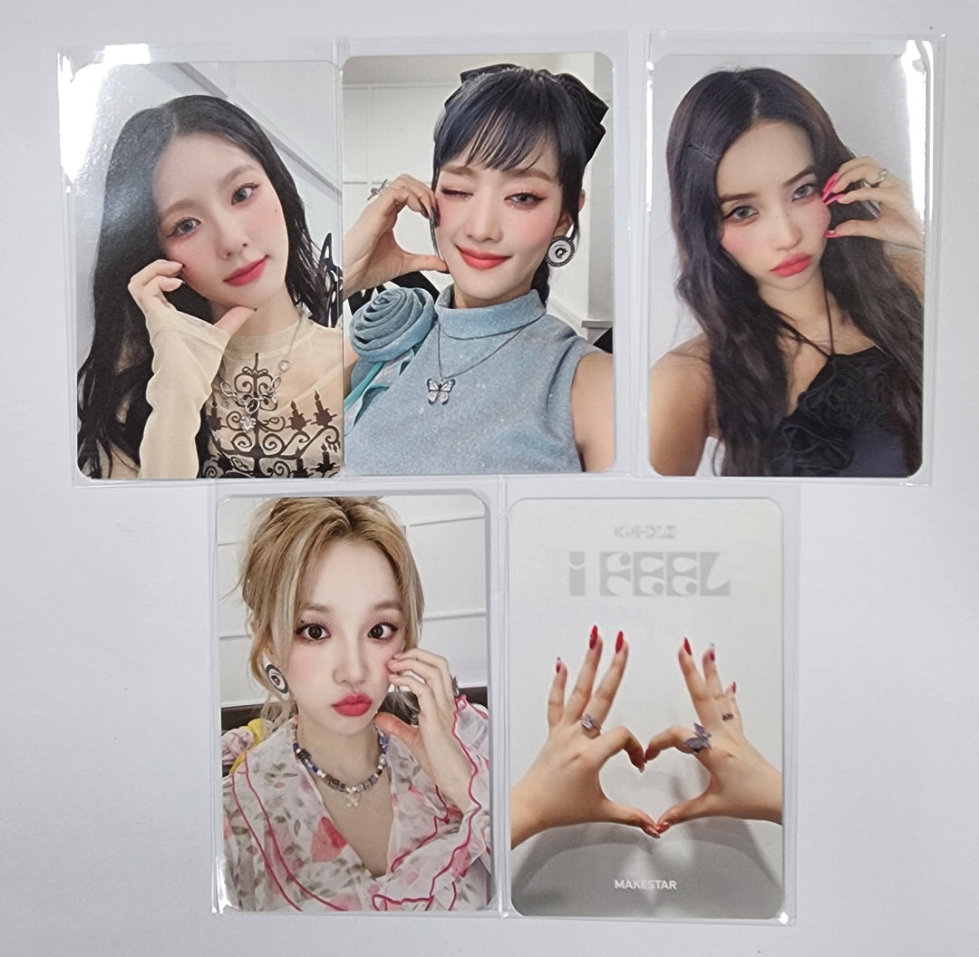 (g) I-DLE "I Feel" - Makestar Fansign Event Photocard Round 2