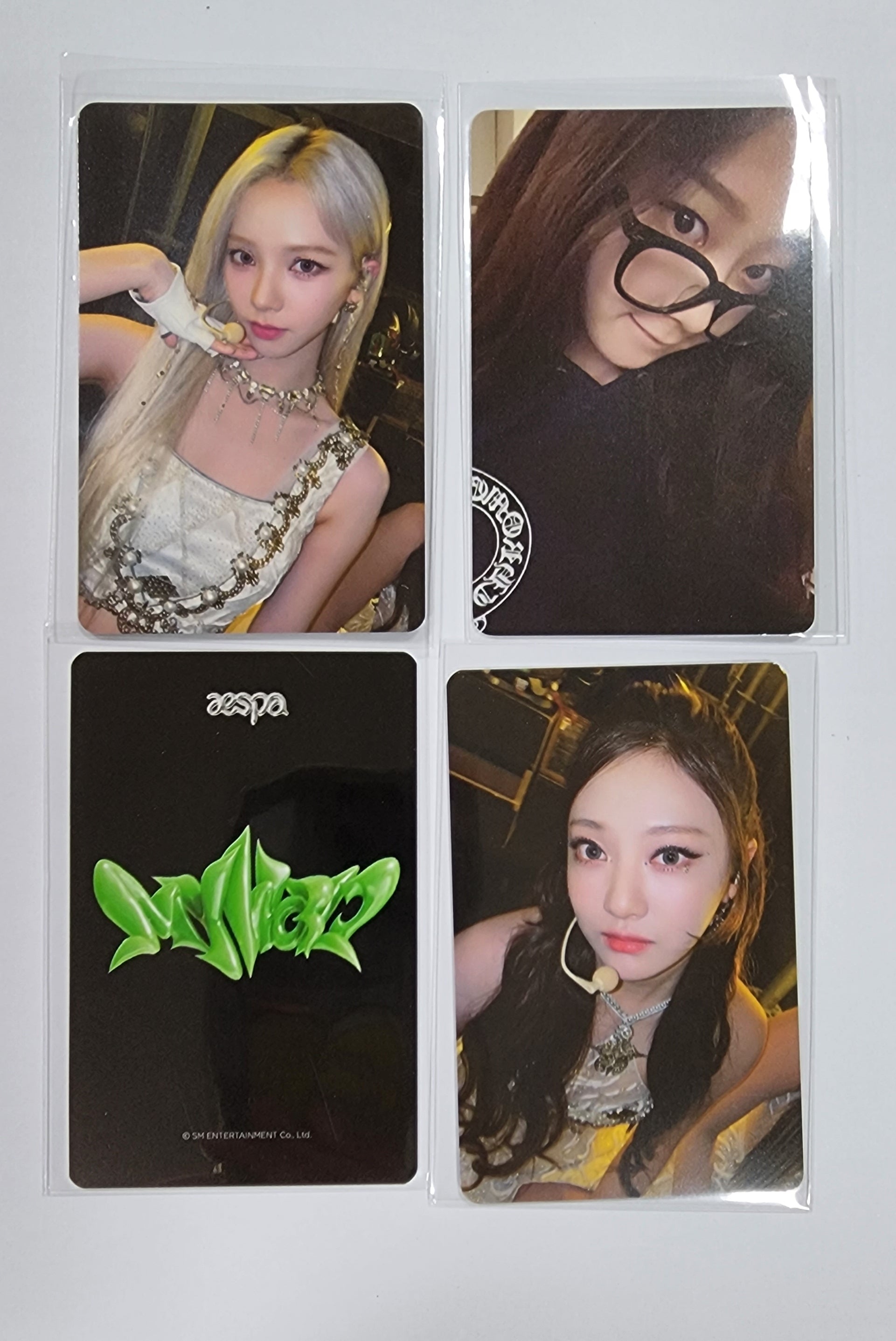 aespa my world withfans 中華 一直娯 yzy 4枚セット