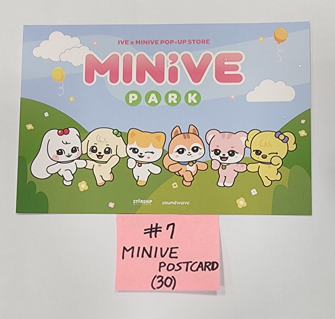 IVE "Minive Park" - Soundwave Pop-Up Store Official MD scratch Lottery Ticket Event [Photocards, Postcard, Pin Button]