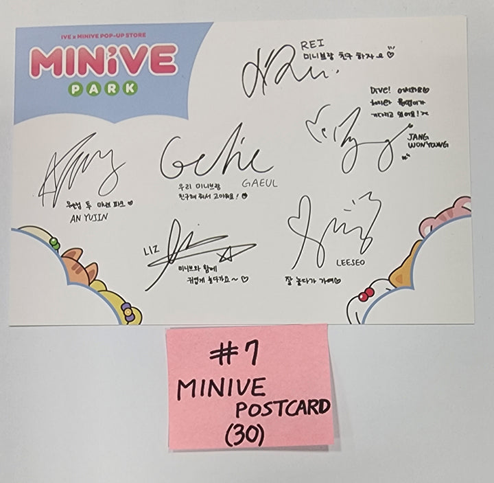 IVE "Minive Park" - Soundwave Pop-Up Store Official MD scratch Lottery Ticket Event [Photocards, Postcard, Pin Button]