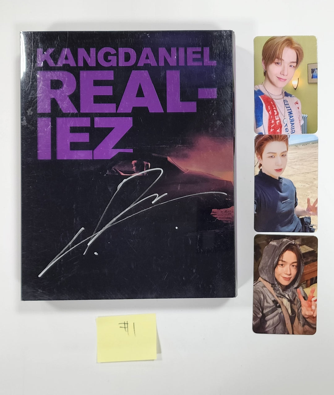 KANGDANIEL "REALIEZ" - Hand Autographed(Signed) Promo Album