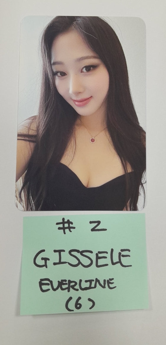 Aespa "MY WORLD" - Everline Fansign Event Photocard [Tabloid Ver.]