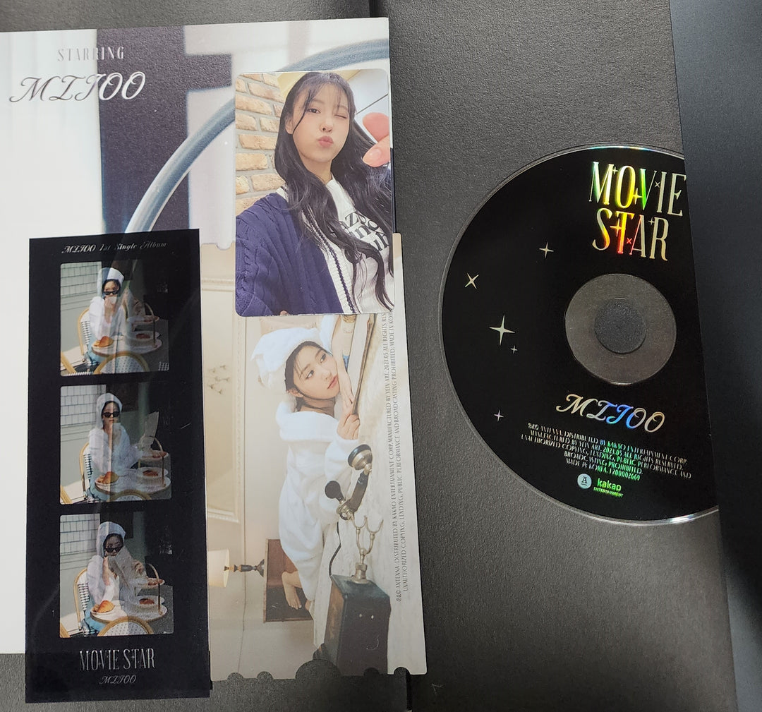 MIJOO "Movie Star" - Hand Autographed(Signed) Album - HALLYUSUPERSTORE