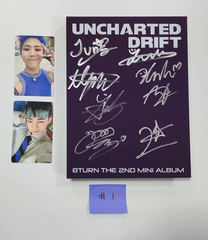 8TURN "UNCHARTED DRIFT" - Hand Autographed(Signed) Promo Album