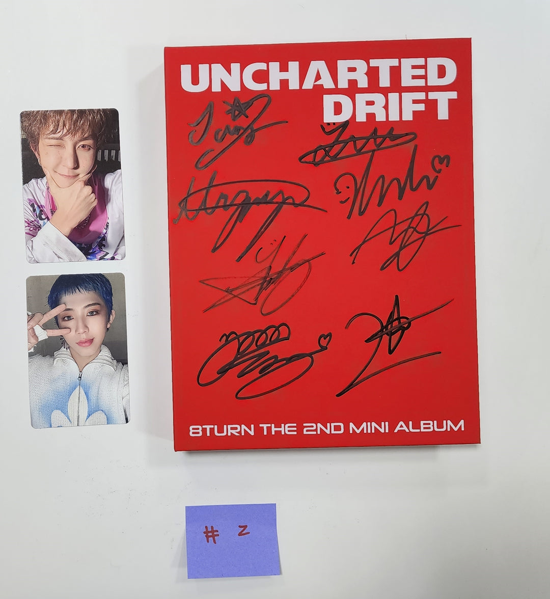 8TURN "UNCHARTED DRIFT" - Hand Autographed(Signed) Promo Album