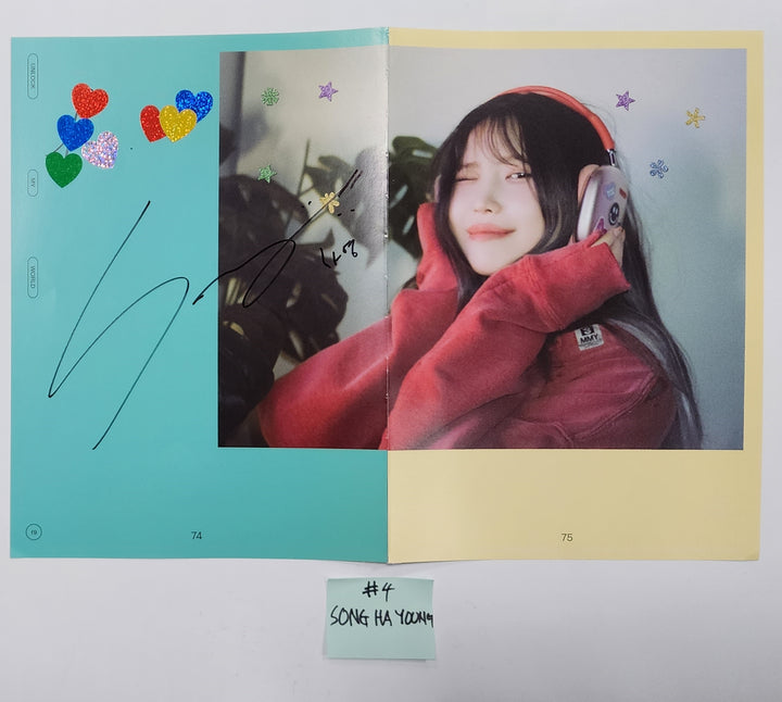 Fromis_9 "Unlock My World" - A Cut Page From Fansign Event Album