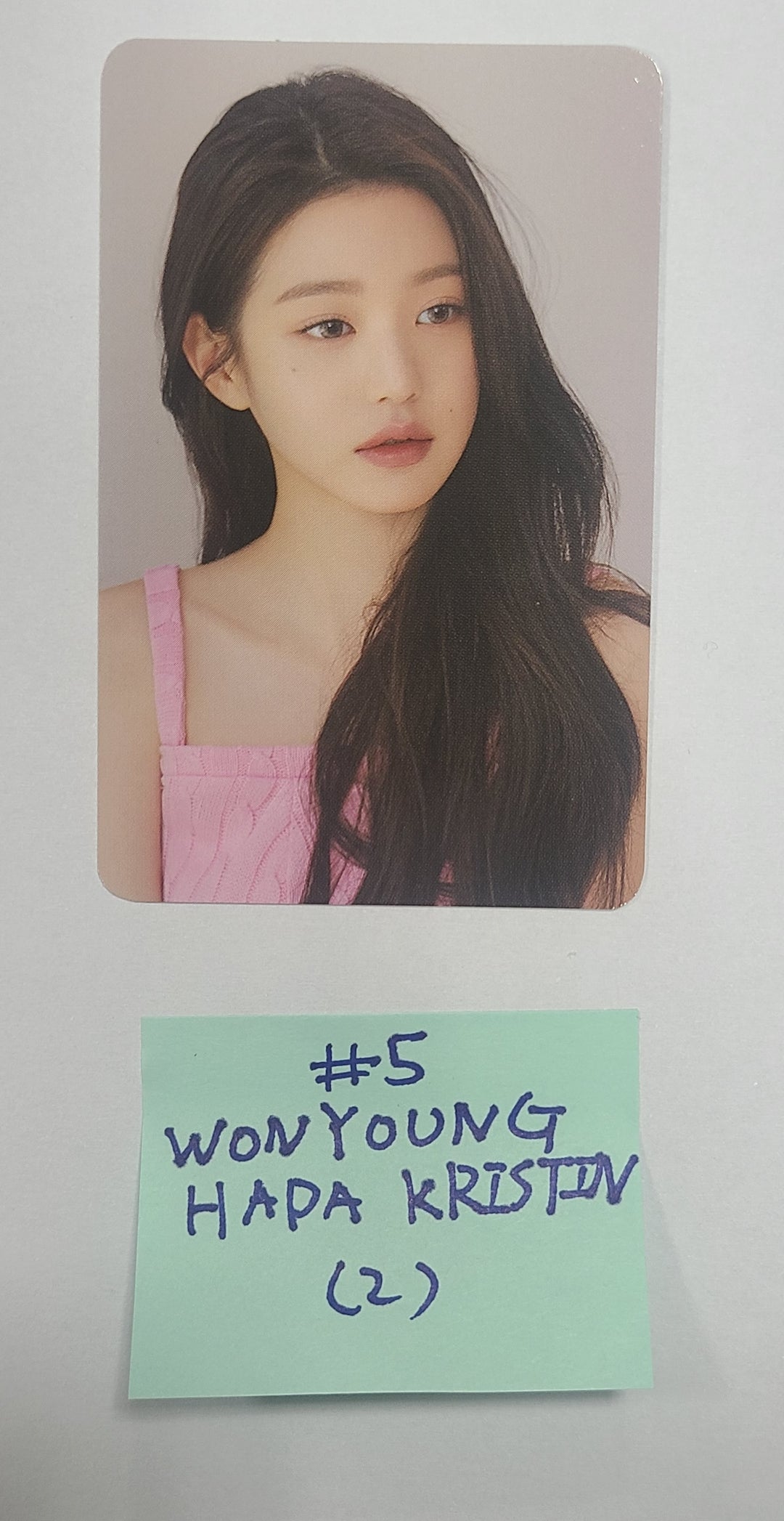 Wonyoung (Of IVE) - Hapa Kristin Event Photocard - HALLYUSUPERSTORE