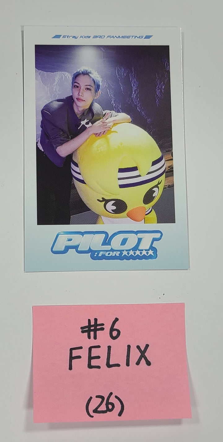 Stray Kids 3rd Fanmeeting "PILOT : FOR ★★★★★" - Soundwave Fanmeeting Event Polaroid Type Photocard