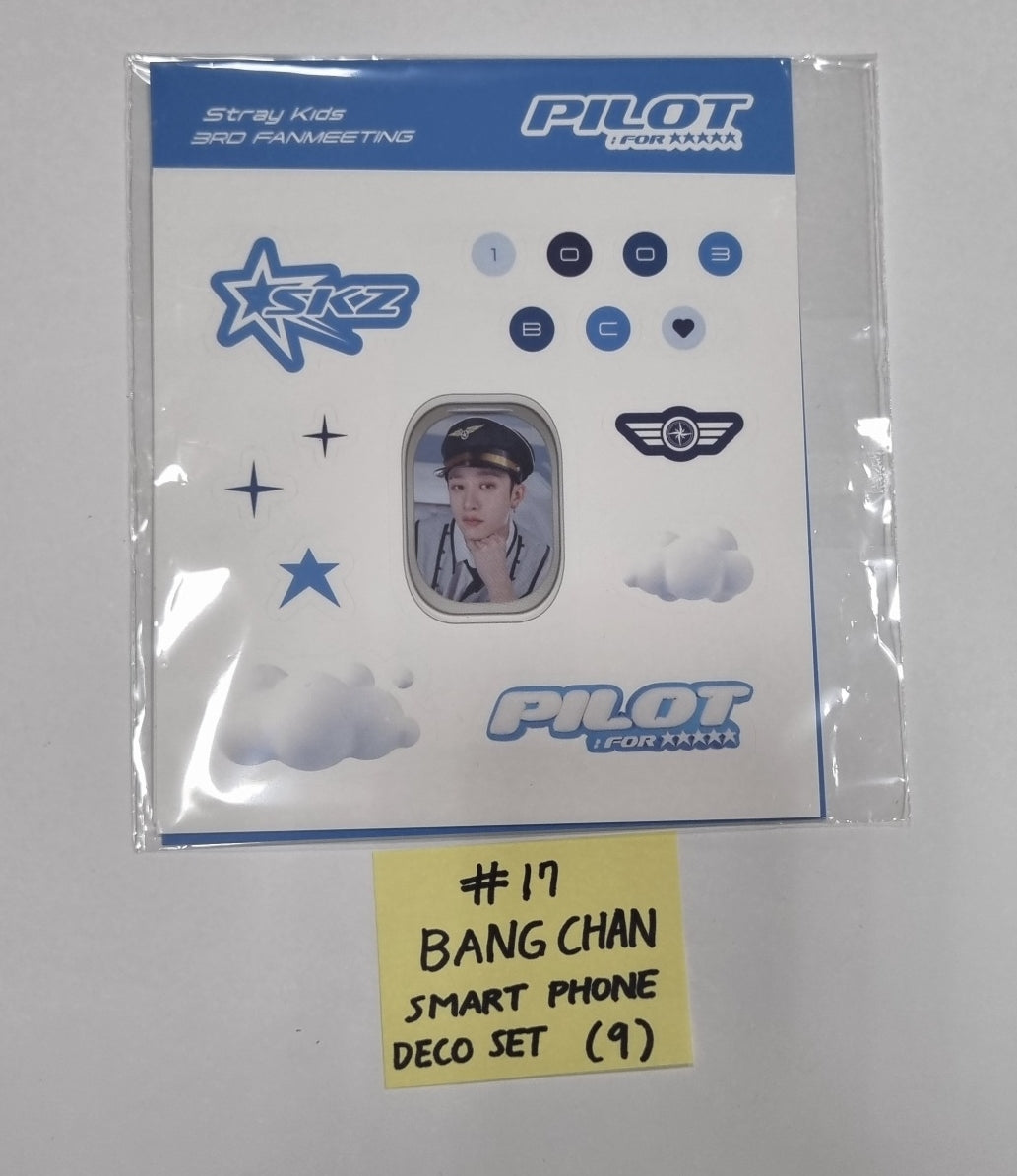 Stray Kids 3rd Fanmeeting "PILOT : FOR ★★★★★" - Official MD [Passport Set, ID Photo Set, BOX Tape Set, Collect Book Set, Disposable Camera Set, Smartphone Deco Set, JOGGER PANTS, T-shirt]