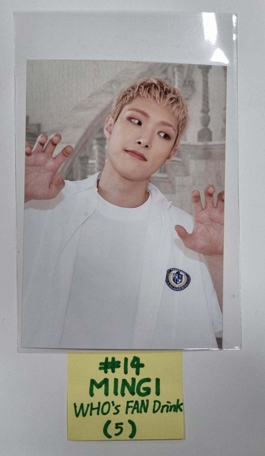 ATEEZ "THE WORLD EP.2"  - Whosfan Cafe Lucky Draw Event PVC Photocards & 4x6 Photo