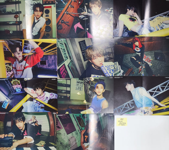 8TURN "UNCHARTED DRIFT" 2nd Mini Album - Official Film Photo, Mini Poster, Postcard, Lyric Paper