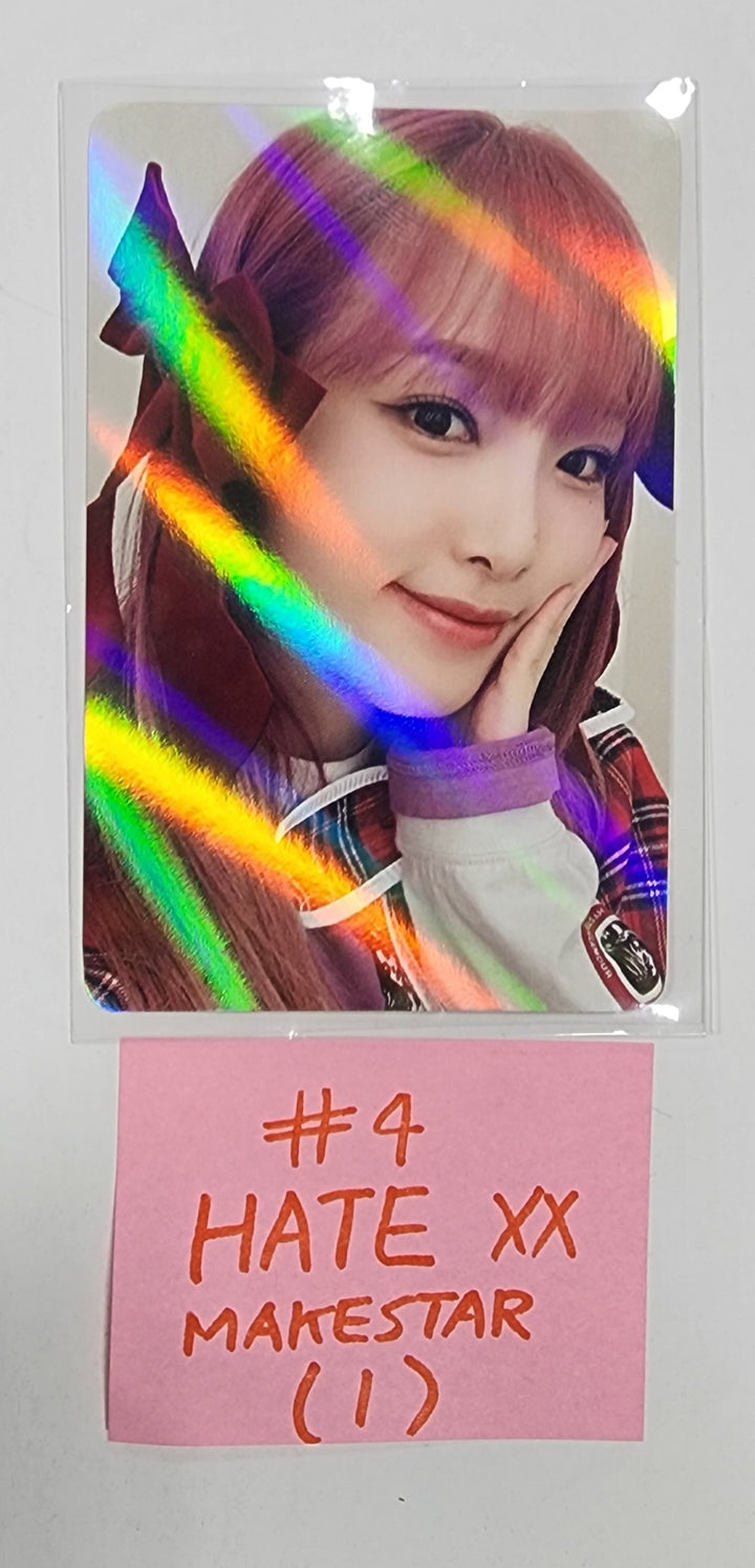 Yena "HATE XX" - Makestar Fansign Event Hologram Photocard [Poca Ver.]