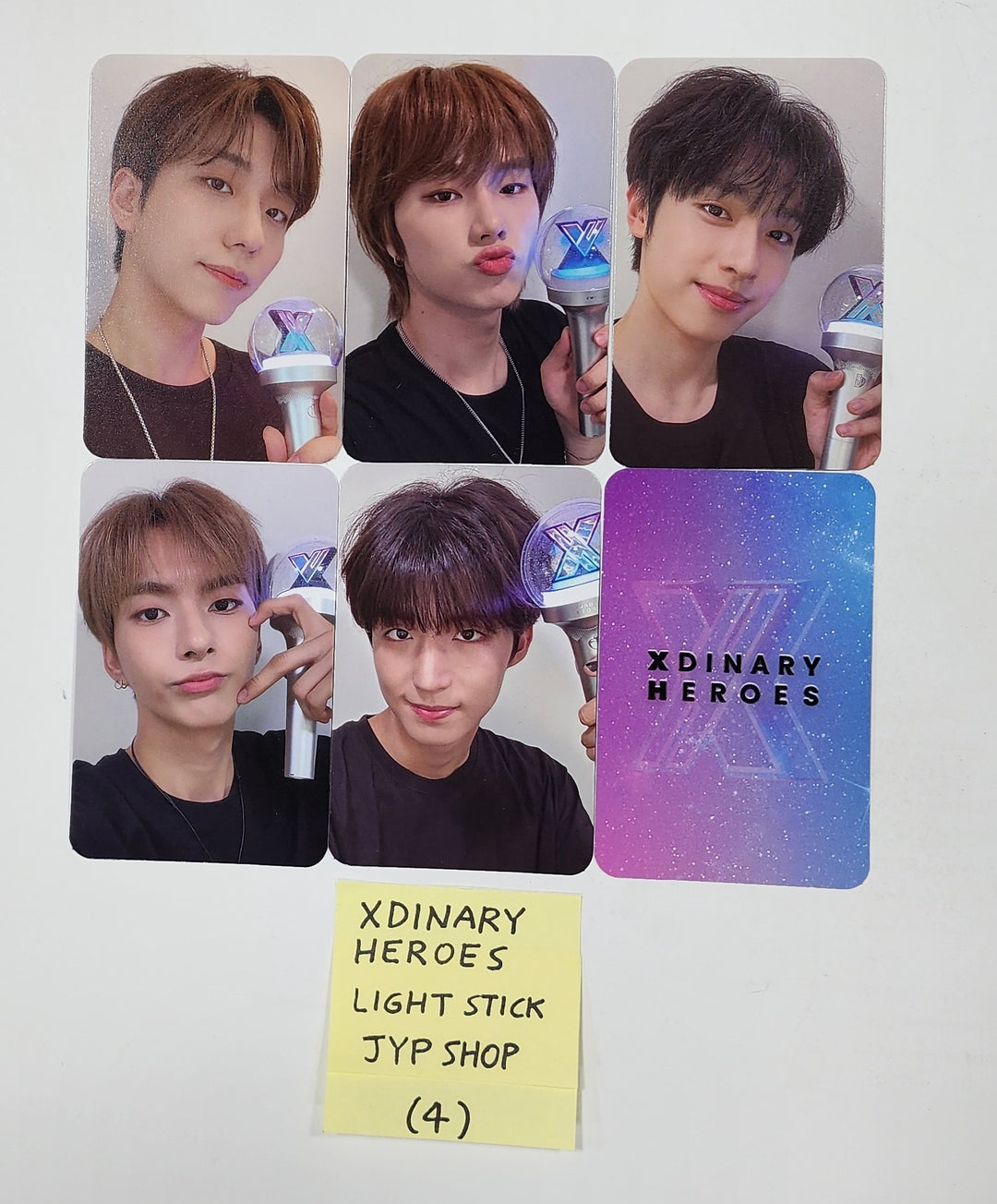 Xdinary Heroes "OFFICIAL LIGHT STICK " - JYP Shop Pre-Order Benefit Photocards Set [6EA]