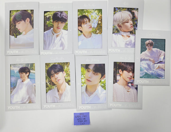 ZEROBASEONE (ZB1) "YOUTH IN THE SHADE" - Official Photo Frame, Layer Card Set, Zerose Coaster - HALLYUSUPERSTORE