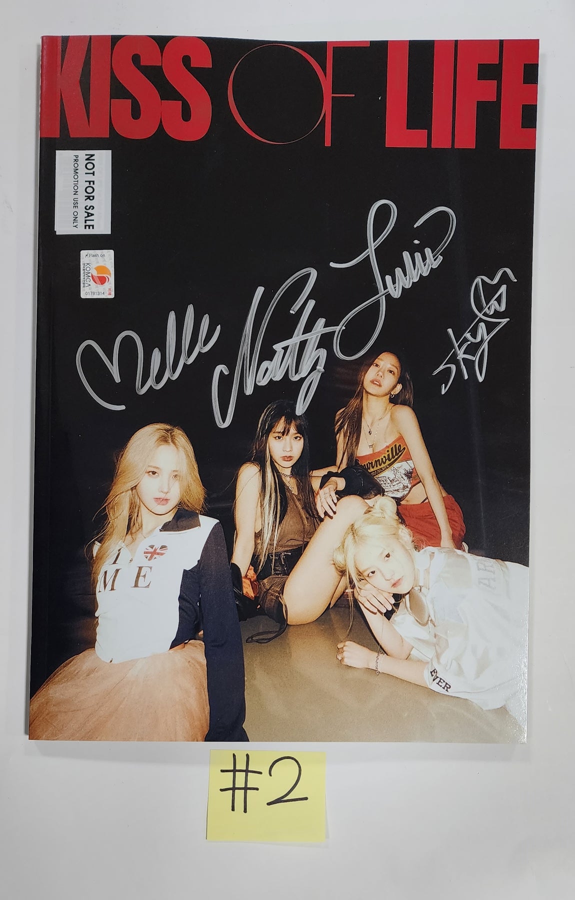 KISS OF LIFE "KISS OF LIFE"- Hand Autographed(Signed) Promo Album