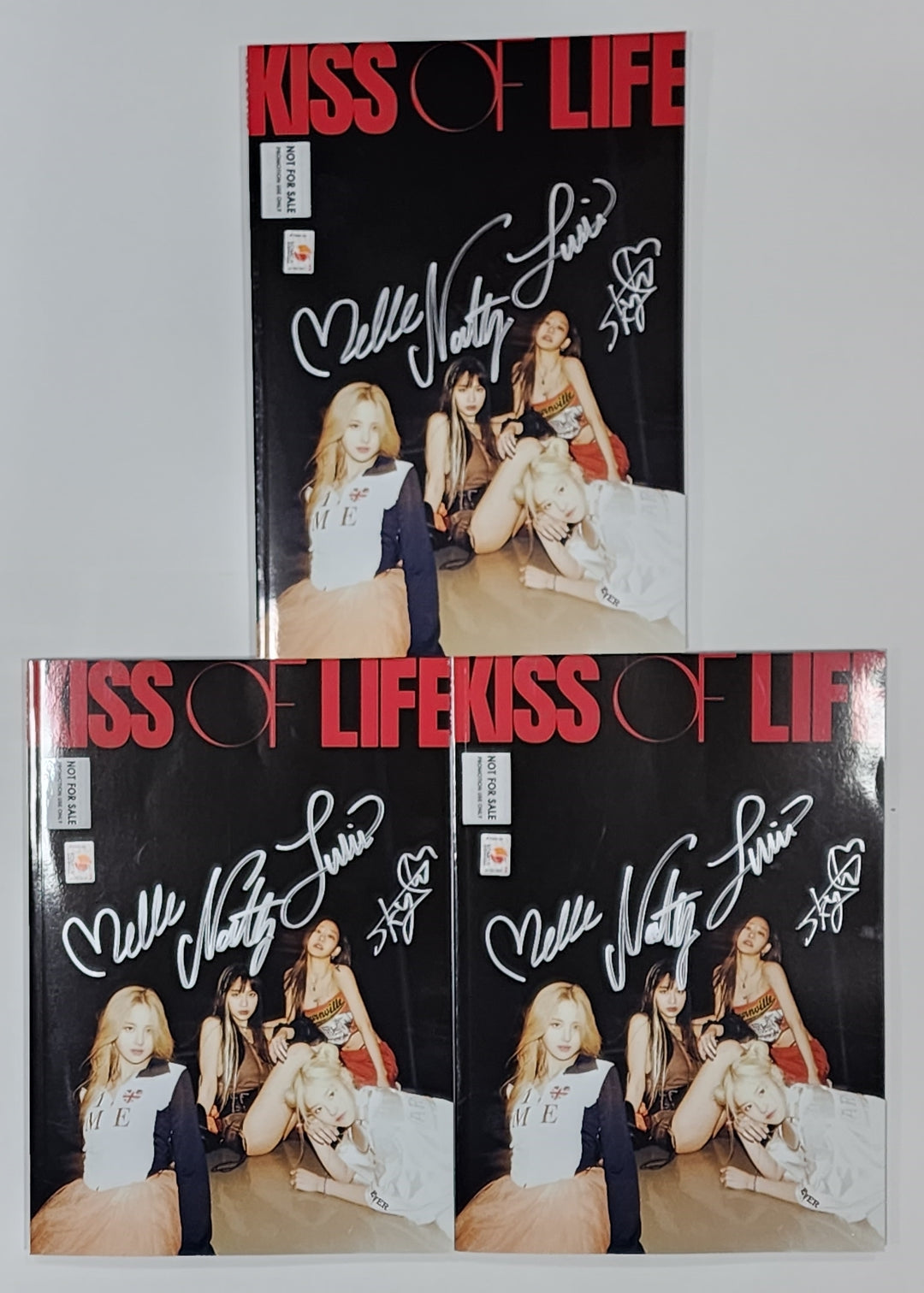 KISS OF LIFE "KISS OF LIFE"- Hand Autographed(Signed) Promo Album