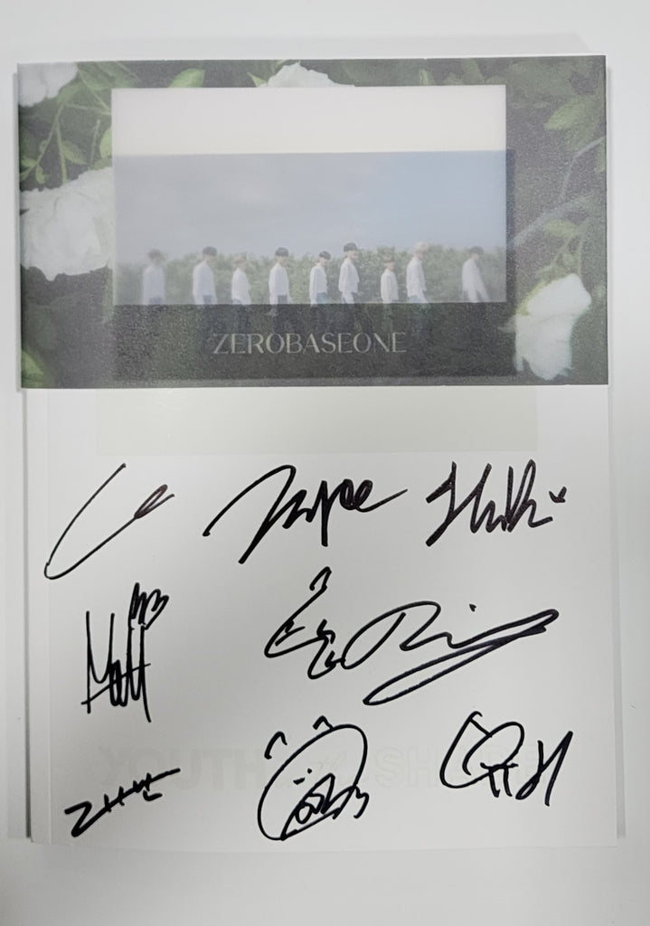 ZEROBASEONE (ZB1) 「YOUTH IN THE SHADE」 - 直筆サイン入りプロモアルバム